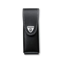 Чехол кожаный для ножей Victorinox (111мм, до 4х слоев), чёрный, на липучке 4.0523.3