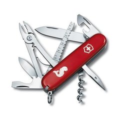Швейцарский складной нож Victorinox Angler (91мм 19 функций) красный 1.3653.72