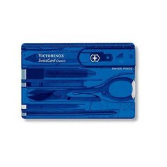 Набор Victorinox Swisscard (82х54х4мм 10 функций) синий проз 0.7122.Т2