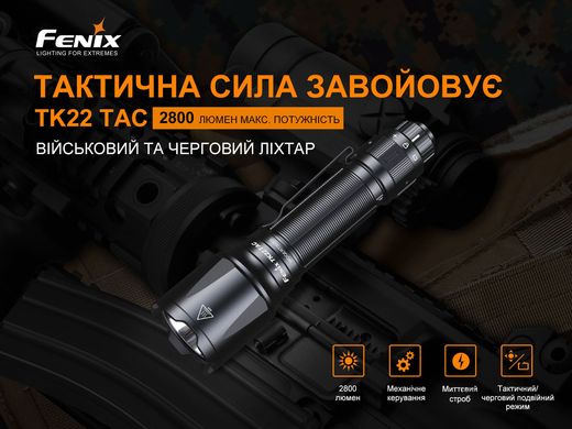 Ліхтар ручний Fenix TK22TAC (TK22TAC)