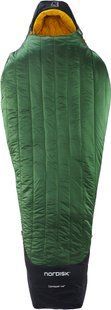 Спальний мішок Nordisk Gormsson Mummy Medium (-15/-20&deg;C), 175 см - Left Zip, artichoke green/mustard yellow/black (NRD GORM2-M)
