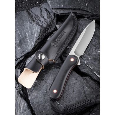 Нож Civivi Fixed Blade Elementum, Black/Red (672975137427)