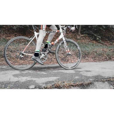 Шкарпетки водонепроникні Dexshell Pro visibility Cycling, Black/Green, S (DS648HVYS)