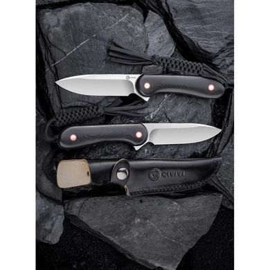 Нож Civivi Fixed Blade Elementum, Black/Red (672975137427)