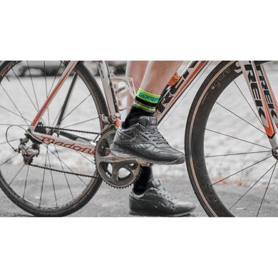 Носки водонепроницаемые Dexshell Pro visibility Cycling, Black/Green, S (DS648HVYS)