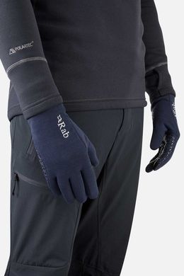 Перчатки Rab Power Stretch Contact Grip Gloves, Black, L (RB QAH-53-L)