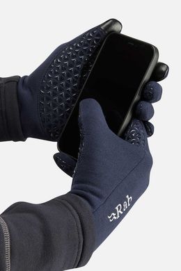 Перчатки Rab Power Stretch Contact Grip Gloves, Black, S (RB QAH-53-S)