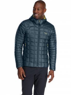 Легкий мужской пуховик Rab Mythic Alpine Light Jacket Orion Blue, S (RB QDB-47-OS)