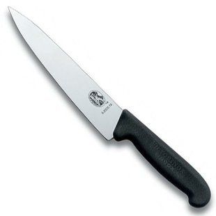 Ніж побутовий, кухонний Victorinox Fibrox (лезо: 190мм), чорний 5.2003.19