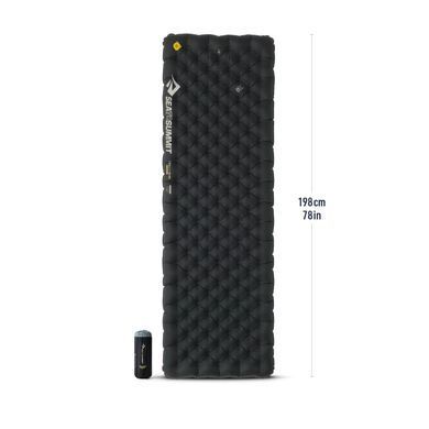 Коврик надувной Sea to Summit Ether Light XR Pro Insulated ASC Mat, Pirate Black, Large Rectangular, 198х64х10см (STS ASL051142-320105)