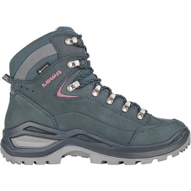 Ботинки трекинговые женские LOWA Renegade Evo GTX MID W, Steel Blue/Old Rose, 37.5 (4063606577501)