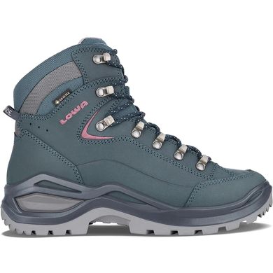 Ботинки трекинговые женские LOWA Renegade Evo GTX MID W, Steel Blue/Old Rose, 37.5 (4063606577501)