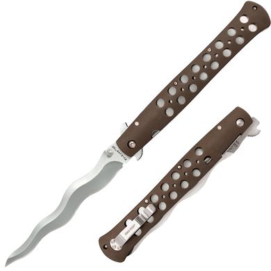 Ніж складаний Cold Steel 6" TI-Lite, Kris Blade, Zytel Handle, Brown (CST CS-26SXK6)