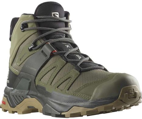 Черевики чоловічі Salomon X Ultra 4 Mid GTX, Dlicgr/Peat/Kelp, 8 (SLM 417398-8)