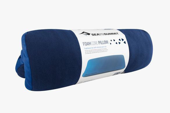 Подушка складная Sea to Summit Foam Core Pillow, Deluxe, 16х56х36см, Navy (STS APILFOAMDLXNB)