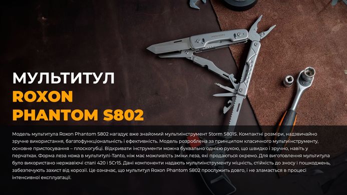 Мультитул Roxon Phantom S802 (S802)