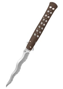 Ніж складаний Cold Steel 6" TI-Lite, Kris Blade Serrated, Zytel Handle, Brown (CST CS-26SXK6S)