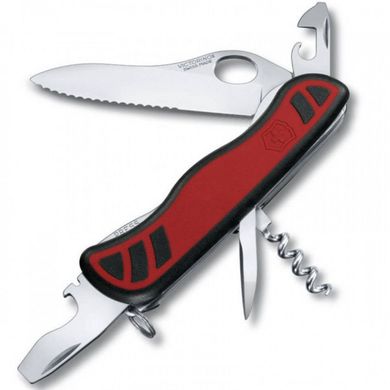 Швейцарский складной нож Victorinox Nomad One Hand (111мм 11 функций) красный (0.8351.MWC)