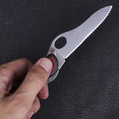 Швейцарский складной нож Victorinox Nomad One Hand (111мм 11 функций) красный (0.8351.MWC)