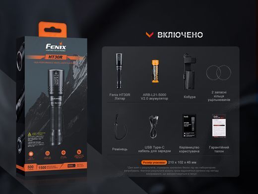 Ліхтар ручний лазерний Fenix HT30R (HT30R)