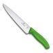 Нож бытовой, кухонный Victorinox Swissclassic (лезвие: 190мм), зеленый, блистер 6.8006.19L4B