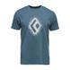 Футболка мужская Black Diamond M Chalked Up 2.0 SS Tee, Creek Blue, L (BD 7524074064LRG1)