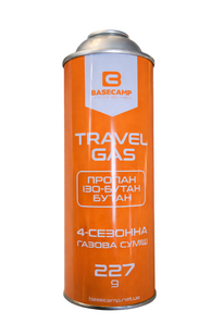 Газовий балон BaseCamp Travel Gas, 227 g (BCP 70500)