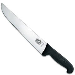 Нож бытовой, кухонный Victorinox Fibrox Butcher (лезвие: 180мм), черный 5.5203.18