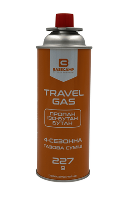 Газовий балон BaseCamp Travel Gas, 227 g (BCP 70500)
