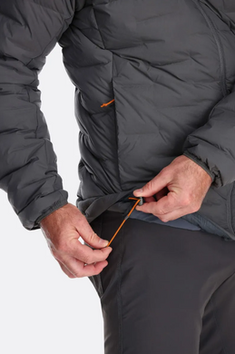 Чоловічий зимовий пуховик Rab Cubit Stretch Down Hoody Graphene, XL (RB QDB-30-G-XL)