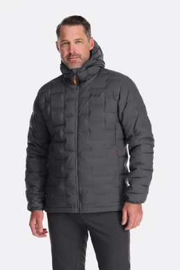 Чоловічий зимовий пуховик Rab Cubit Stretch Down Hoody Graphene, XL (RB QDB-30-G-XL)