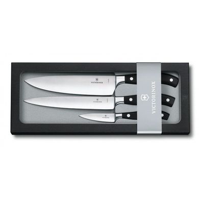 Набір кухонний Victorinox Forged Сhef's Grand Maitre (3 ножа), чорний 7.7243.3