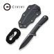 Ніж Civivi Mini Elementum Fixed Blade, Black (689826328033)