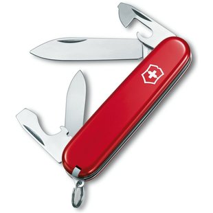 Швейцарський розкладний ніж Victorinox Recruit (84мм 10 функцій) червоний 0.2503