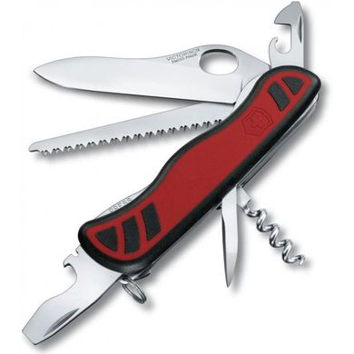 Швейцарський розкладний ніж Victorinox Forester (111мм 10 функцій) червоно-чорний (0.8361.MC)