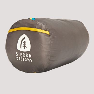 Спальный мешок Sierra Designs Nitro 800F 0 (-9/-17°C), 183 см - Left Zip, Grey/Grey/Yellow (70604518R)