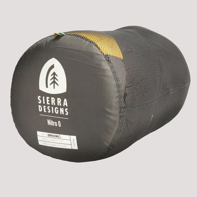Спальный мешок Sierra Designs Nitro 800F 0 (-9/-17°C), 183 см - Left Zip, Grey/Grey/Yellow (70604518R)