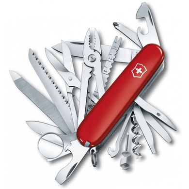 Швейцарський розкладний ніж Victorinox Swisschamp (91мм 33 функції) червоний (1.6795)