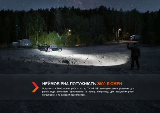 Фонарь ручной Fenix TK20R UE, camo (TK20RUEcamo)