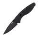 , Black, Складной нож, 209, 120, 89, 3, 88, Прямая, Clip Point, AUS-8, 57-58, TiNi, GRN, Piston Lock, Есть, Нет, Темный