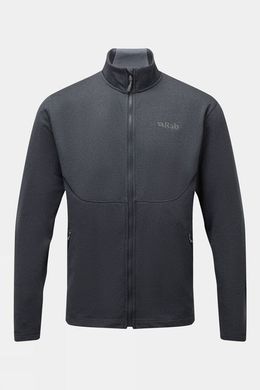 Мужская флисовая кофта Rab Geon Jacket, Black/Steel Marl, S (RB QFE-95-BSM-S)