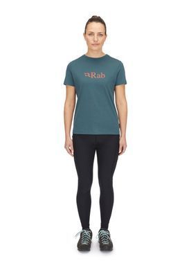 Футболка жіноча Rab Tuku Logo Tee Wmns, Orion Blue, 10 (RB QCC-08-OB-10)