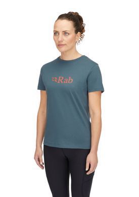 Футболка жіноча Rab Tuku Logo Tee Wmns, Orion Blue, 10 (RB QCC-08-OB-10)