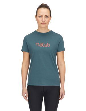 Футболка жіноча Rab Tuku Logo Tee Wmns, Orion Blue, 10 (RB QCC-08-OB-10)