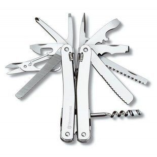 Швейцарский складной нож Victorinox Swisstool Spirit Plusii (105мм, 38фун), с кожаным чехлом 3.0239.L