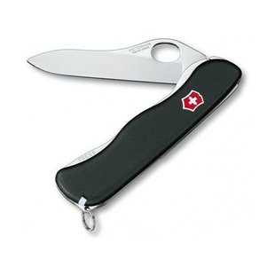 Розкладний ніж Victorinox Sentinel One Hand (111мм 5 функцій) чорний 0.8416.М3