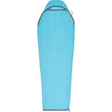 Вкладиш в спальник Sea to Summit Breeze Sleeping Bag Liner, Mummy w/ Drawcord - Standart, Blue Atoll (STS ASL031081-190205)