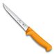 Нож бытовой, кухонный Victorinox Swibo Boning (лезвие: 180мм), желтый 5.8401.18