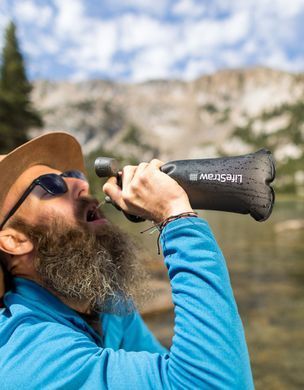 Пляшка-фільтр для води LifeStraw Peak Squeeze, 1 л, Mountain Blue (LSW LSPSF1MBWW)