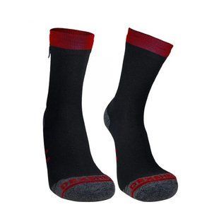 Носки водонепроницаемые Dexshell Running Lite, Black/Red, XL (DS20610REDXL)